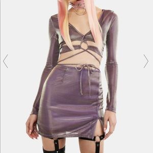 Shimmer Club Mini Skirt NWT